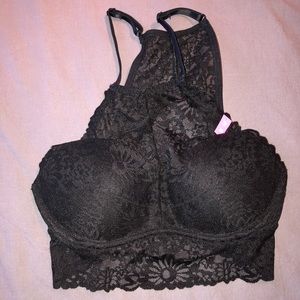 VS Black lacy push-up Bralette